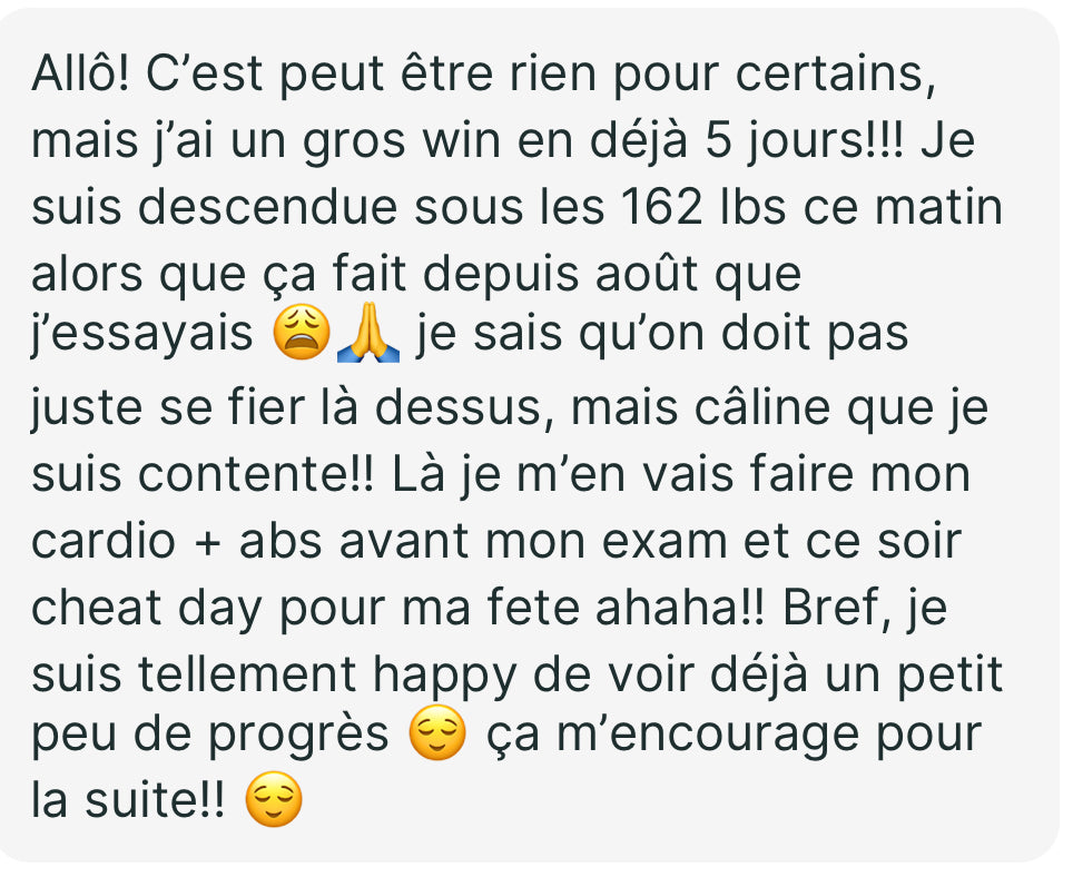 Client testimonial
