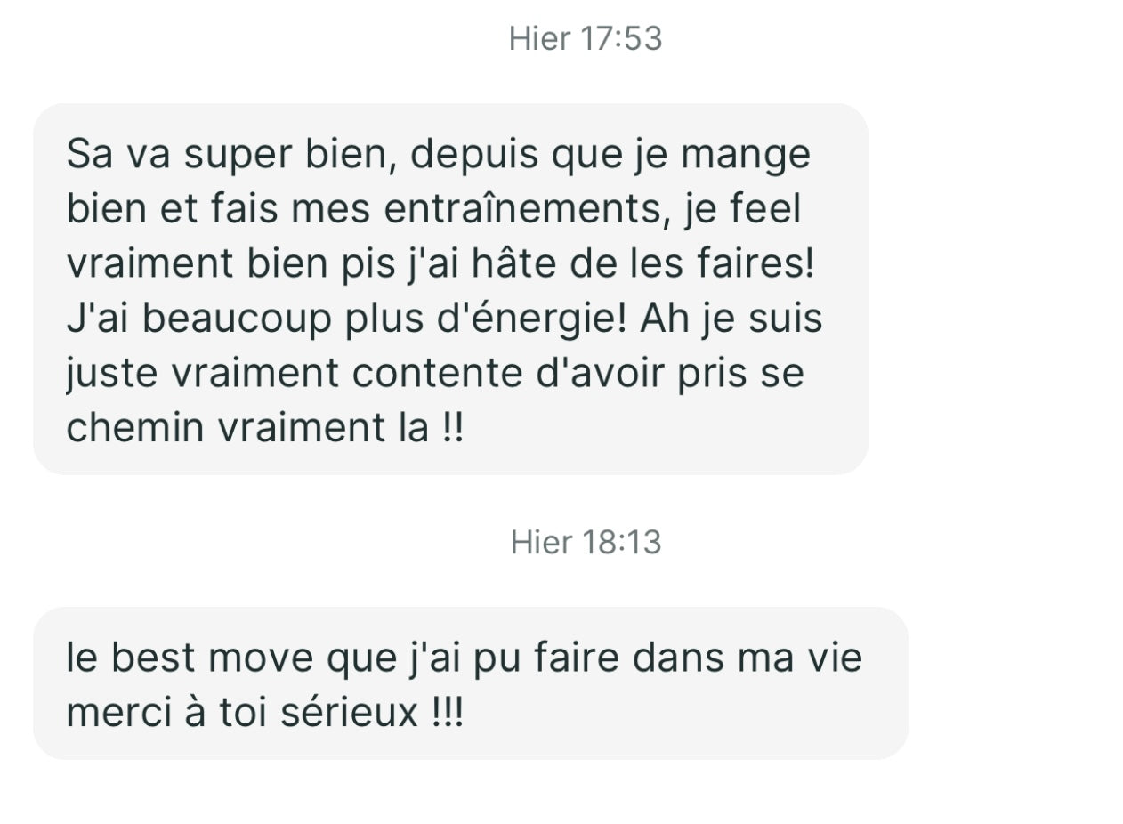 Client testimonial