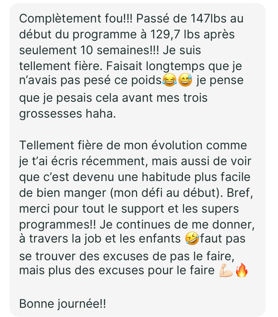 Client testimonial