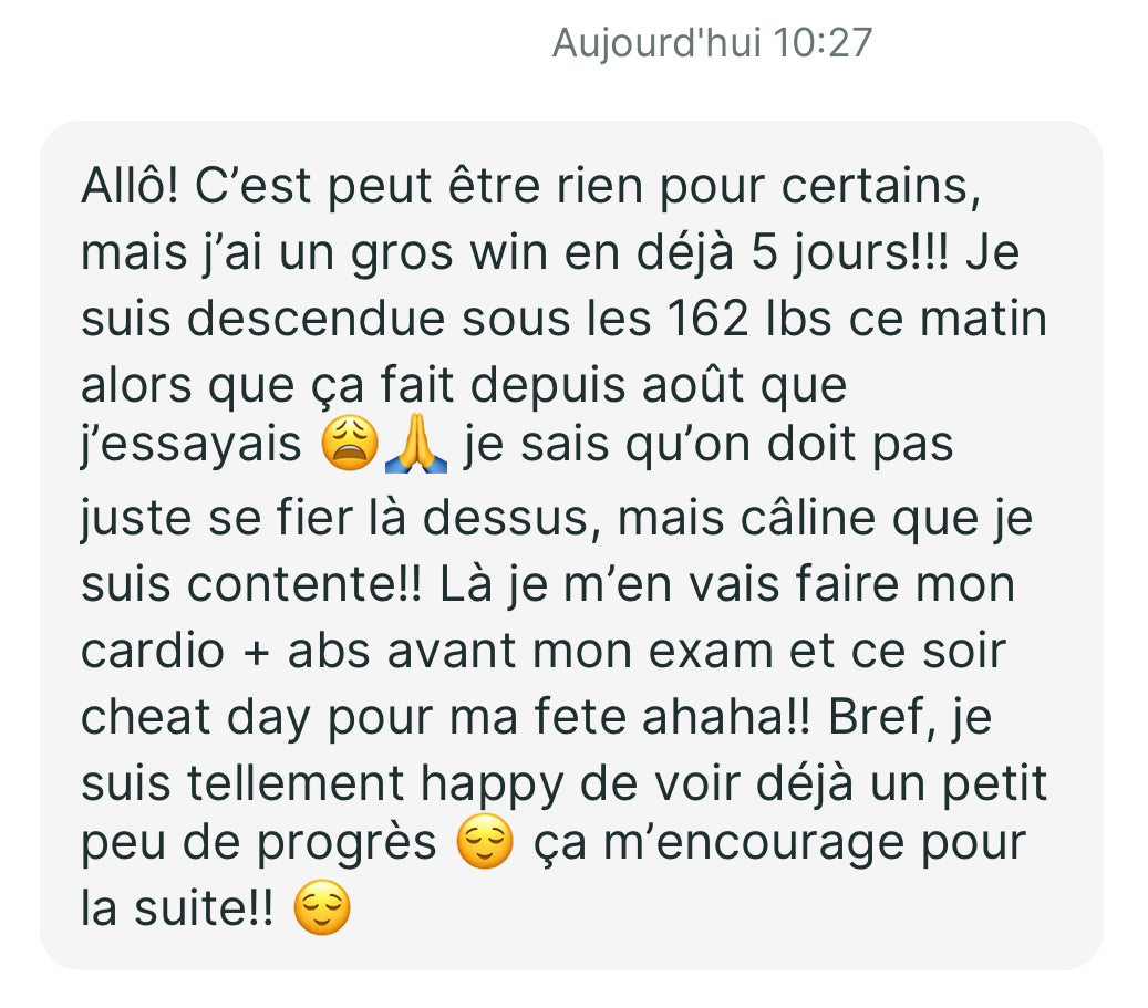 Client testimonial